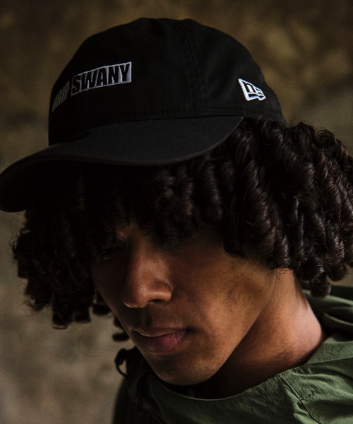 GRIP SWANY（グリップスワニー）の「【15135285】GRIPSWANY×NEWERA  9THIRTY BOX LOGO（キャップ・メンズ・ブラック×ホワイト・FREE）」の6枚目の写真