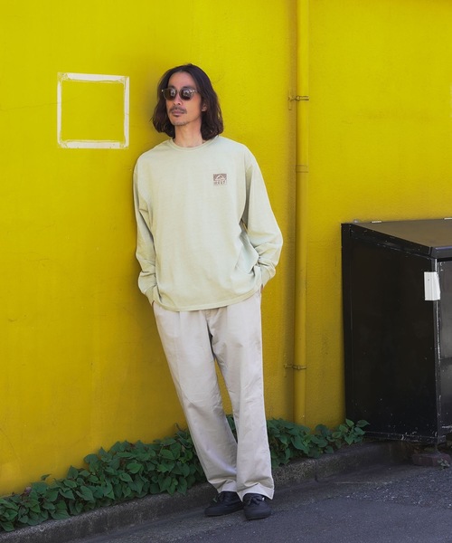 REEF(リーフ)の「REEF 80S BOX LOGO LS T バックプリント ロンT 【2026年春夏モデル】/リーフ長袖ロンT(Tシャツ/カットソー・メンズ・ベージュ/ブルー/チャコールグレー・X-LARGE/LARGE/MEDIUM/SMALL)」の21枚目の写真