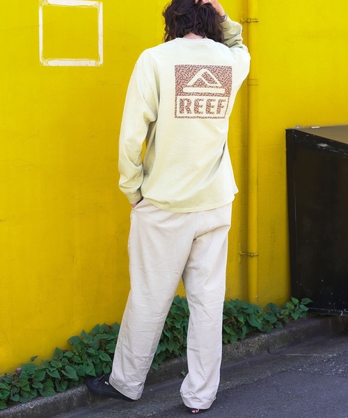 REEF(リーフ)の「REEF 80S BOX LOGO LS T バックプリント ロンT 【2026年春夏モデル】/リーフ長袖ロンT(Tシャツ/カットソー・メンズ・ベージュ/ブルー/チャコールグレー・X-LARGE/LARGE/MEDIUM/SMALL)」の22枚目の写真