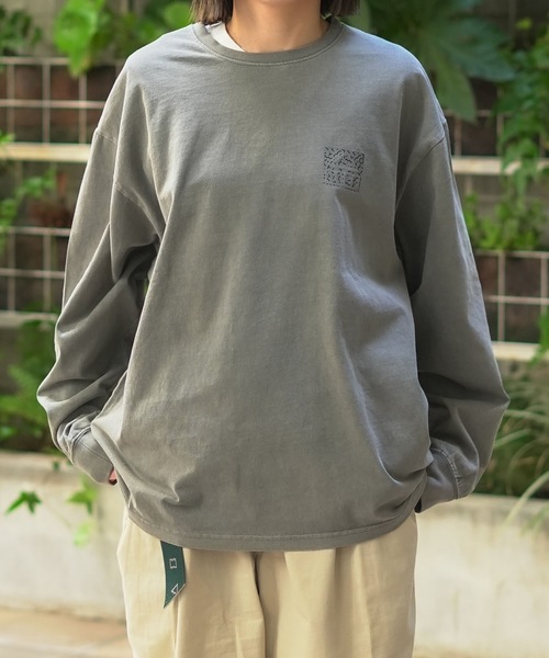 REEF(リーフ)の「REEF 80S BOX LOGO LS T バックプリント ロンT 【2026年春夏モデル】/リーフ長袖ロンT(Tシャツ/カットソー・メンズ・ベージュ/ブルー/チャコールグレー・X-LARGE/LARGE/MEDIUM/SMALL)」の16枚目の写真