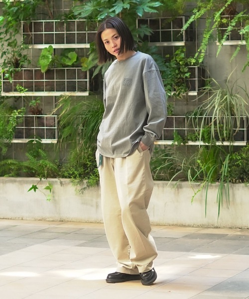 REEF(リーフ)の「REEF 80S BOX LOGO LS T バックプリント ロンT 【2026年春夏モデル】/リーフ長袖ロンT(Tシャツ/カットソー・メンズ・ベージュ/ブルー/チャコールグレー・X-LARGE/LARGE/MEDIUM/SMALL)」の13枚目の写真