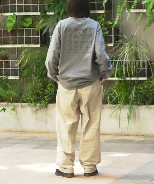 REEF(リーフ)の「REEF 80S BOX LOGO LS T バックプリント ロンT 【2026年春夏モデル】/リーフ長袖ロンT(Tシャツ/カットソー・メンズ・ベージュ/ブルー/チャコールグレー・X-LARGE/LARGE/MEDIUM/SMALL)」の14枚目の写真