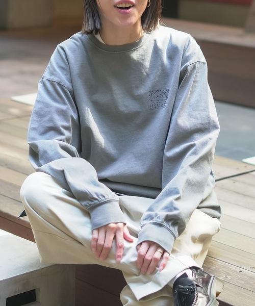 REEF(リーフ)の「REEF 80S BOX LOGO LS T バックプリント ロンT 【2026年春夏モデル】/リーフ長袖ロンT(Tシャツ/カットソー・メンズ・ベージュ/ブルー/チャコールグレー・X-LARGE/LARGE/MEDIUM/SMALL)」の18枚目の写真