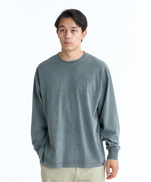 REEF(リーフ)の「REEF 80S BOX LOGO LS T バックプリント ロンT 【2026年春夏モデル】/リーフ長袖ロンT(Tシャツ/カットソー・メンズ・ベージュ/ブルー/チャコールグレー・X-LARGE/LARGE/MEDIUM/SMALL)」の19枚目の写真