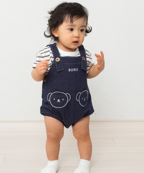 miffy ミッフィー サロペット デニムニット（サロペット