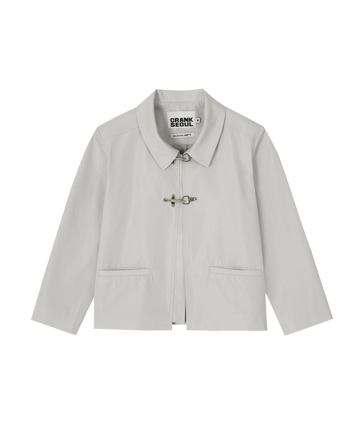 CRANK（クランク）の「バックルクローザージャケット_ベージュグレー（テーラードジャケット・レディース・その他・SMALL/MEDIUM）」の5枚目の写真