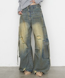 RAY CASSIN | カーゴバレルルーズデニムパンツ(デニムパンツ)