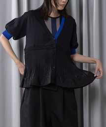 MARECHAL TERRE（マルシャルテル）の「裾プリーツニットカーディガン（カーディガン/ボレロ）」