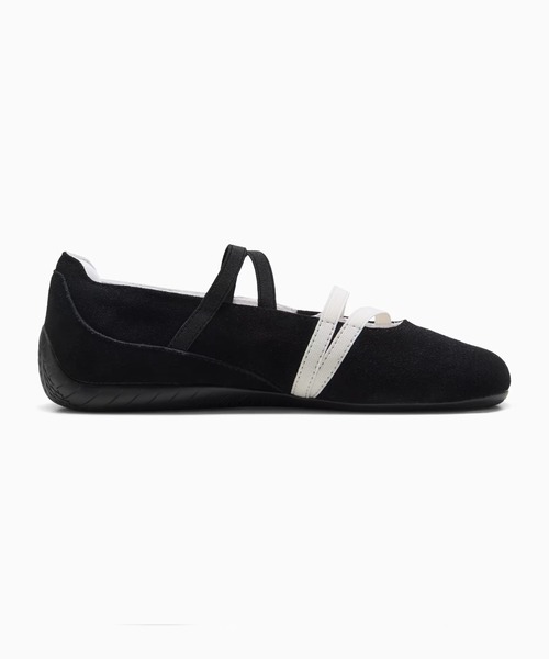 PUMA（プーマ）の「PUMA/プーマ ウィメンズ スピードキャット バレエ SD スニーカー フラットシューズ スリッポン ローカット 2026年 夏 夏服（バレエシューズ・レディース・ブラック/アイボリー・23/24/25/24.5/23.5）」の6枚目の写真