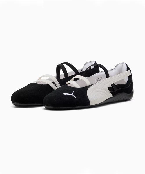 PUMA（プーマ）の「PUMA/プーマ ウィメンズ スピードキャット バレエ SD スニーカー フラットシューズ スリッポン ローカット 2026年 夏 夏服（バレエシューズ・レディース・ブラック/アイボリー・23/24/25/24.5/23.5）」の5枚目の写真