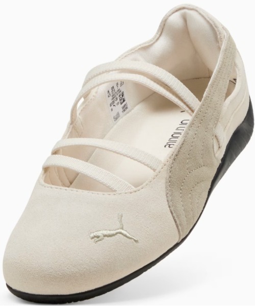 PUMA（プーマ）の「PUMA/プーマ ウィメンズ スピードキャット バレエ SD スニーカー フラットシューズ スリッポン ローカット 2026年 夏 夏服（バレエシューズ・レディース・ブラック/アイボリー・23/24/25/24.5/23.5）」の16枚目の写真