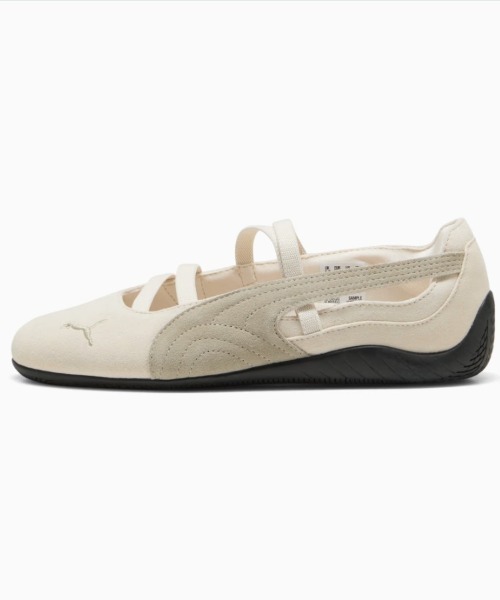 PUMA（プーマ）の「PUMA/プーマ ウィメンズ スピードキャット バレエ SD スニーカー フラットシューズ スリッポン ローカット 2026年 夏 夏服（バレエシューズ・レディース・ブラック/アイボリー・23/24/25/24.5/23.5）」の14枚目の写真
