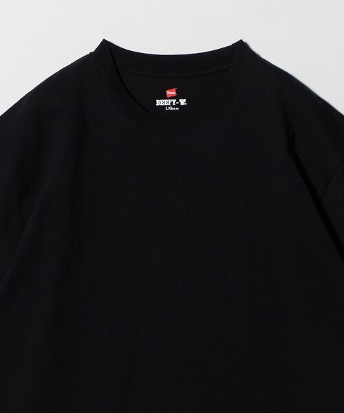 HANES(ヘインズ)の「<Hanes>ビーフィー Tシャツ 2パック(Tシャツ/カットソー・メンズ・ブラック/ホワイト・M/L/XL)」の6枚目の写真