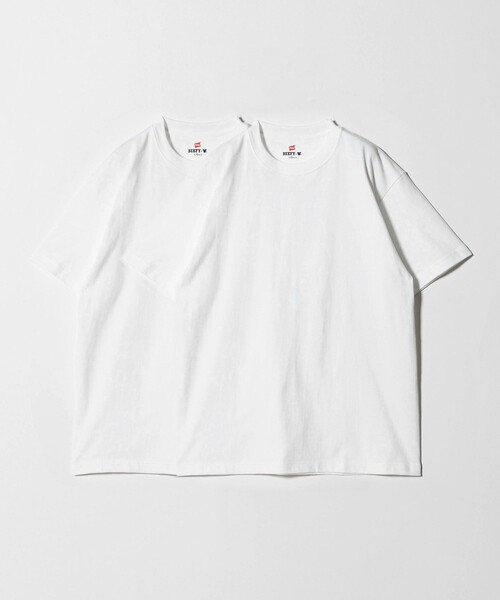 HANES(ヘインズ)の「<Hanes>ビーフィー Tシャツ 2パック(Tシャツ/カットソー・メンズ・ブラック/ホワイト・M/L/XL)」の11枚目の写真