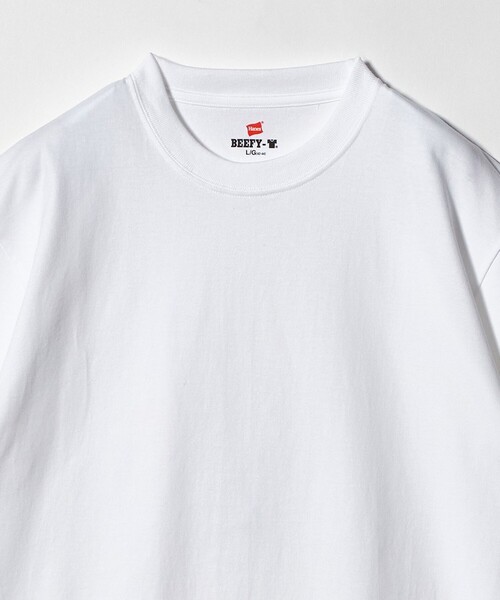 HANES(ヘインズ)の「<Hanes>ビーフィー Tシャツ 2パック(Tシャツ/カットソー・メンズ・ブラック/ホワイト・M/L/XL)」の13枚目の写真