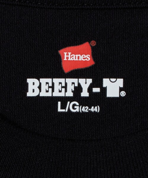 HANES(ヘインズ)の「<Hanes>ビーフィー Tシャツ 2パック(Tシャツ/カットソー・メンズ・ブラック/ホワイト・M/L/XL)」の15枚目の写真