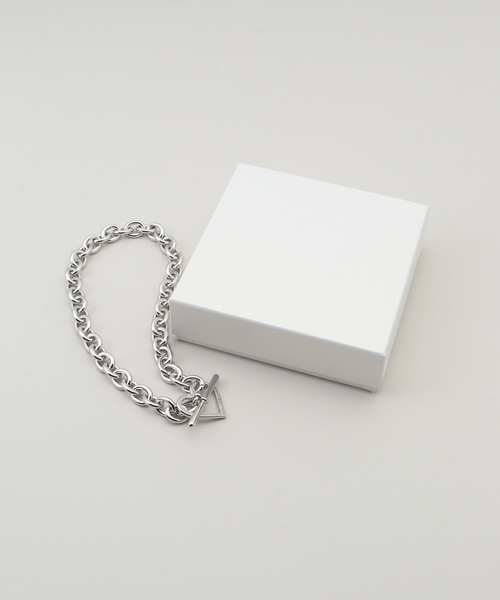 BASICKS（ベイシックス）の「BASICKS / ベイシックス Heart Link Flow Necklace（ネックレス・レディース・シルバー・FREE）」の7枚目の写真