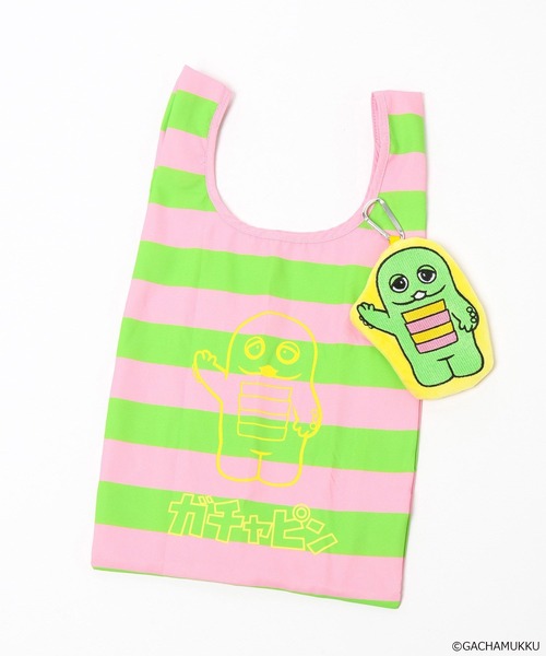 Me%（ミィパーセント）の「【ガチャピン・ムック/ガーとムー】ポーチ付きエコBAG　650245（エコバッグ/サブバッグ・レディース・その他4/ホワイト/その他1/その他3・FREE）」の14枚目の写真