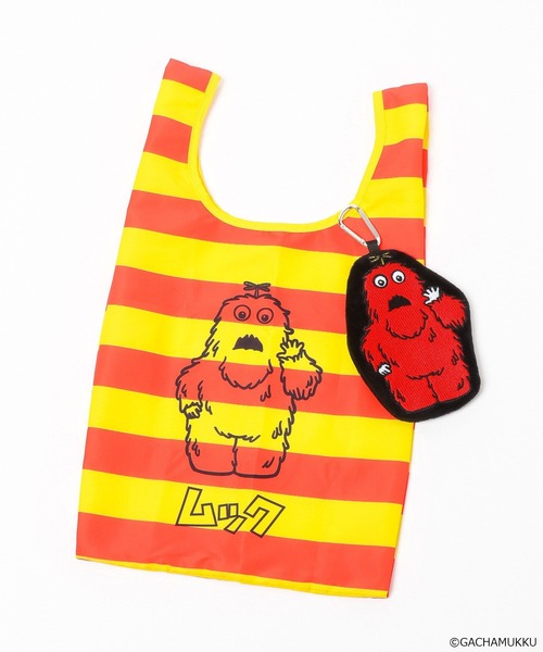 Me%（ミィパーセント）の「【ガチャピン・ムック/ガーとムー】ポーチ付きエコBAG　650245（エコバッグ/サブバッグ・レディース・その他4/ホワイト/その他1/その他3・FREE）」の15枚目の写真