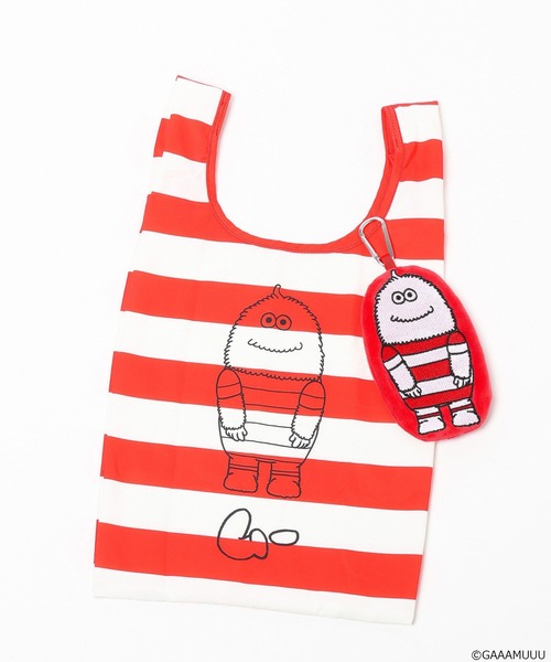 Me%（ミィパーセント）の「【ガチャピン・ムック/ガーとムー】ポーチ付きエコBAG　650245（エコバッグ/サブバッグ・レディース・その他4/ホワイト/その他1/その他3・FREE）」の16枚目の写真