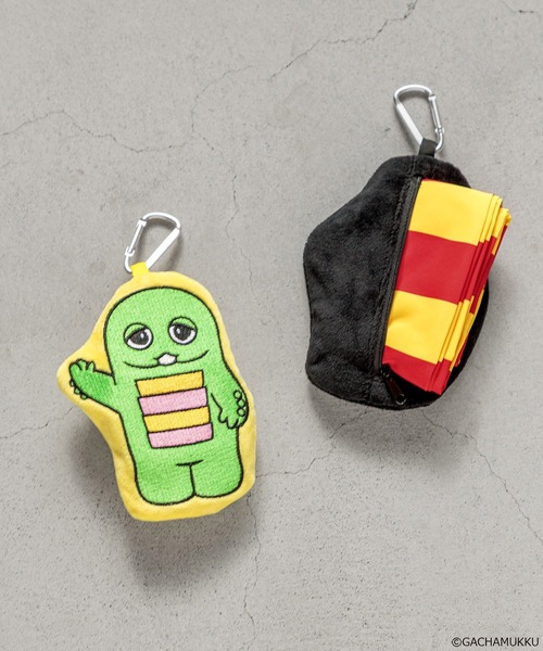 Me%（ミィパーセント）の「【ガチャピン・ムック/ガーとムー】ポーチ付きエコBAG　650245（エコバッグ/サブバッグ・レディース・その他4/ホワイト/その他1/その他3・FREE）」の7枚目の写真