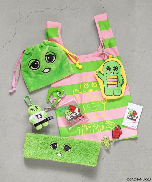 Me%（ミィパーセント）の「【ガチャピン・ムック/ガーとムー】ポーチ付きエコBAG　650245（エコバッグ/サブバッグ・レディース・その他4/ホワイト/その他1/その他3・FREE）」の9枚目の写真