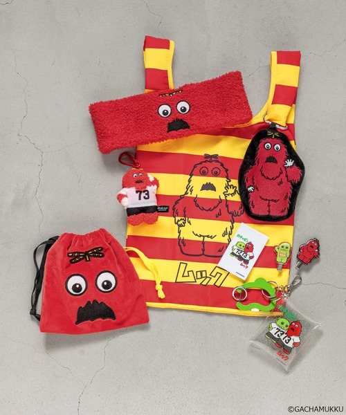 Me%（ミィパーセント）の「【ガチャピン・ムック/ガーとムー】ポーチ付きエコBAG　650245（エコバッグ/サブバッグ・レディース・その他4/ホワイト/その他1/その他3・FREE）」の10枚目の写真