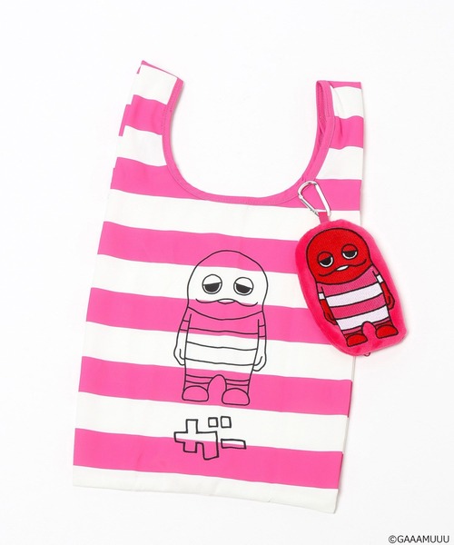 Me%（ミィパーセント）の「【ガチャピン・ムック/ガーとムー】ポーチ付きエコBAG　650245（エコバッグ/サブバッグ・レディース・その他4/ホワイト/その他1/その他3・FREE）」の17枚目の写真