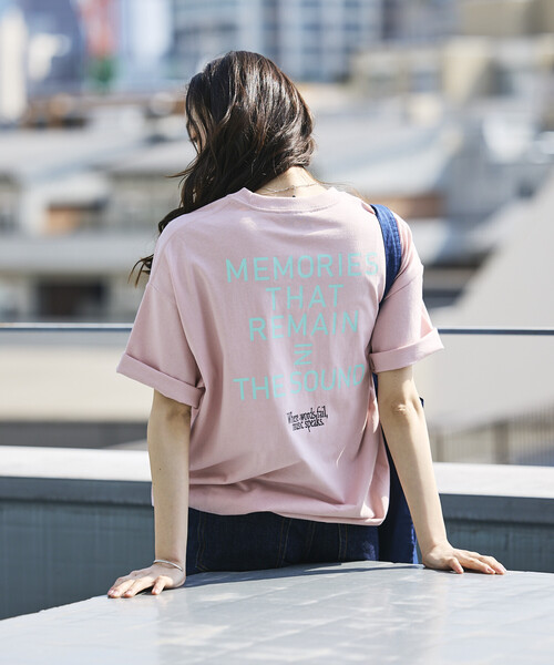 FREAK'S STORE(フリークスストア)の「限定展開 ビッグシルエット ワンポイント刺繍 バックプリント ヘムコード ポケットTシャツ(Tシャツ/カットソー・メンズ・ネイビー/スミクロ/ホワイト/ピンク/アッシュグレー・SMALL/MEDIUM/LARGE)」の5枚目の写真