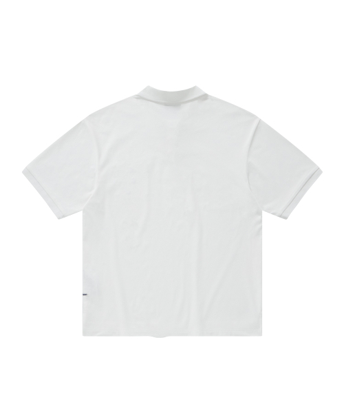 COVERNAT(カバーナット)の「シグニチャーシンボルポケットポロTシャツホワイト(ポロシャツ・レディース・その他・X-SMALL/SMALL/MEDIUM/LARGE/X-LARGE/XX-LARGE)」の2枚目の写真