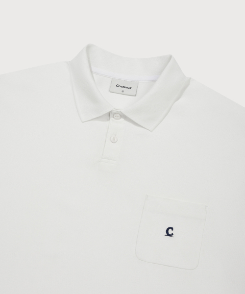 COVERNAT(カバーナット)の「シグニチャーシンボルポケットポロTシャツホワイト(ポロシャツ・レディース・その他・X-SMALL/SMALL/MEDIUM/LARGE/X-LARGE/XX-LARGE)」の6枚目の写真