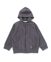 WASK（ワスク）の「ムラ柄ロゴ刺しゅう・ボンディングパーカー（パーカー）」