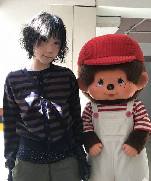 AMESWORLDWIDE(アメスワールドワイド)の「STRIPE ROUND NECK CARDIGAN BROWN(カーディガン/ボレロ・レディース・その他・FREE)」の11枚目の写真