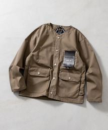 TAION（タイオン）の「【TAION(タイオン)】〈ユニセックス〉ノンダウン ワーク ボタン カーディガン-コットンダックキャンバス（カーディガン/ボレロ）」