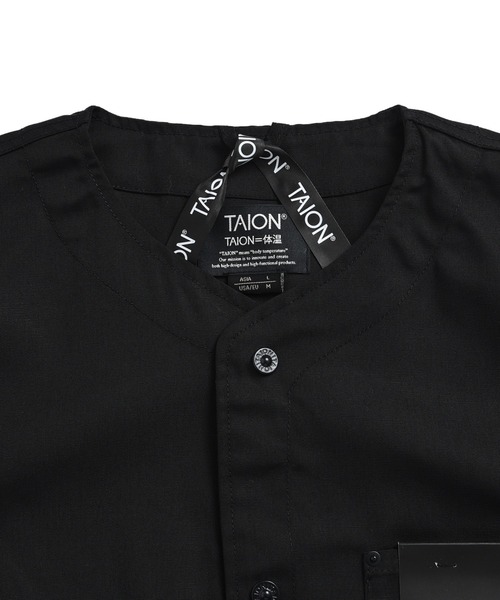 TAION(タイオン)の「【TAION(タイオン)】〈ユニセックス〉ノンダウン ワーク ボタン カーディガン-コットンダックキャンバス(カーディガン/ボレロ・メンズ・ダークネイビー/ダークオリーブ/ブラック・XL/L/M/S/2XL)」の15枚目の写真