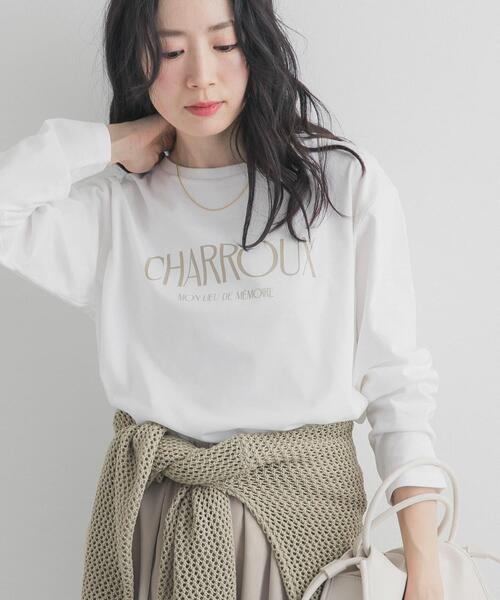 URBAN RESEARCH DOORS（アーバンリサーチドアーズ）の「ロゴプリントロングスリーブTシャツ（Tシャツ/カットソー・レディース・オフホワイト/ホワイト系その他・FREE）」の3枚目の写真