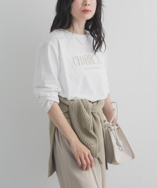 URBAN RESEARCH DOORS（アーバンリサーチドアーズ）の「ロゴプリントロングスリーブTシャツ（Tシャツ/カットソー・レディース・オフホワイト/ホワイト系その他・FREE）」の8枚目の写真