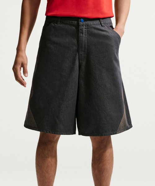 NIKE（ナイキ）の「NIKE AS M NK DENIM SHORT FTBL KOR A / ナイキ デニム ショート FTBL KOR A 【SP】（デニムパンツ・メンズ・ダークグレー/ブルー・36inch/30inch/32inch/34inch）」の3枚目の写真