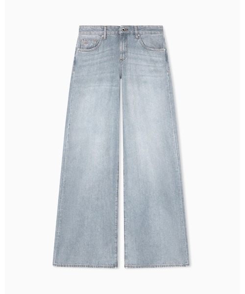 ARMANI EXCHANGE(アルマーニエクスチェンジ)の「【A|X アルマーニ エクスチェンジ】リジッドコットン ダークグレーデニムパンツ_J17 BOOTCUT LOOSE(デニムパンツ・レディース・ダークグレー・25inch/24inch/29inch/28inch/27inch/26inch)」の2枚目の写真