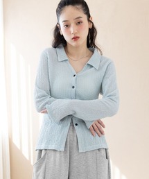 RAGEBLUE | ジャガードコンパクトポロカーディガン(カーディガン/ボレロ)