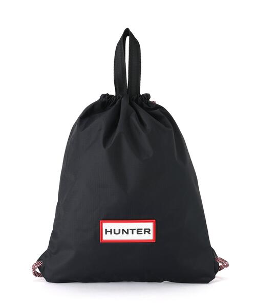 HUNTER（ハンター）の「HUNTER(ハンター) トラベル ドローストリング バックパック トート/2WAY（バックパック/リュック・レディース・ブラック/ホワイト・F）」の3枚目の写真