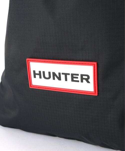 HUNTER（ハンター）の「HUNTER(ハンター) トラベル ドローストリング バックパック トート/2WAY（バックパック/リュック・レディース・ブラック/ホワイト・F）」の7枚目の写真
