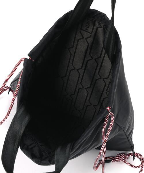 HUNTER（ハンター）の「HUNTER(ハンター) トラベル ドローストリング バックパック トート/2WAY（バックパック/リュック・レディース・ブラック/ホワイト・F）」の10枚目の写真