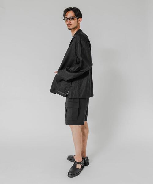 URBAN RESEARCH（アーバンリサーチ）の「LINEN SHIRTS JACKET（その他アウター・メンズ・ブラック/ベージュ/ネイビー・MEDIUM/LARGE）」の12枚目の写真