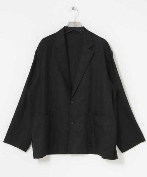 URBAN RESEARCH（アーバンリサーチ）の「LINEN SHIRTS JACKET（その他アウター・メンズ・ブラック/ベージュ/ネイビー・MEDIUM/LARGE）」の14枚目の写真