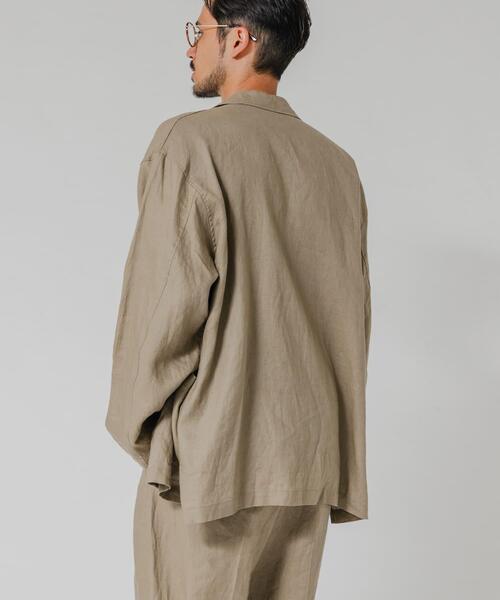 URBAN RESEARCH（アーバンリサーチ）の「LINEN SHIRTS JACKET（その他アウター・メンズ・ブラック/ベージュ/ネイビー・MEDIUM/LARGE）」の20枚目の写真