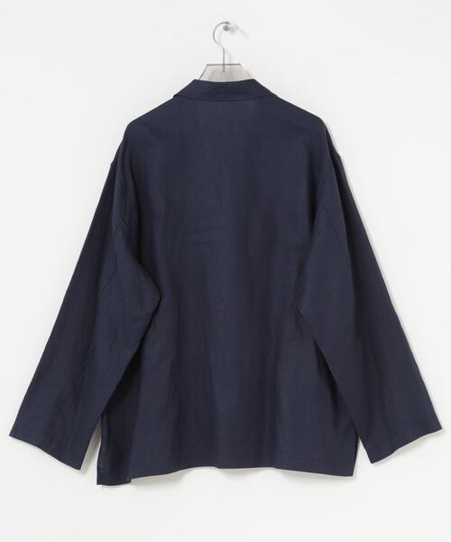 URBAN RESEARCH（アーバンリサーチ）の「LINEN SHIRTS JACKET（その他アウター・メンズ・ブラック/ベージュ/ネイビー・MEDIUM/LARGE）」の5枚目の写真