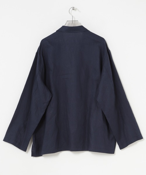URBAN RESEARCH（アーバンリサーチ）の「LINEN SHIRTS JACKET（その他アウター・メンズ・ブラック/ベージュ/ネイビー・MEDIUM/LARGE）」の11枚目の写真