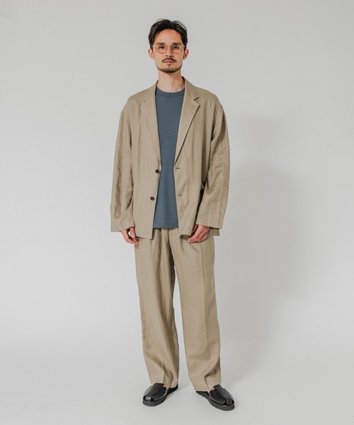 URBAN RESEARCH（アーバンリサーチ）の「LINEN SHIRTS JACKET（その他アウター・メンズ・ブラック/ベージュ/ネイビー・MEDIUM/LARGE）」の13枚目の写真