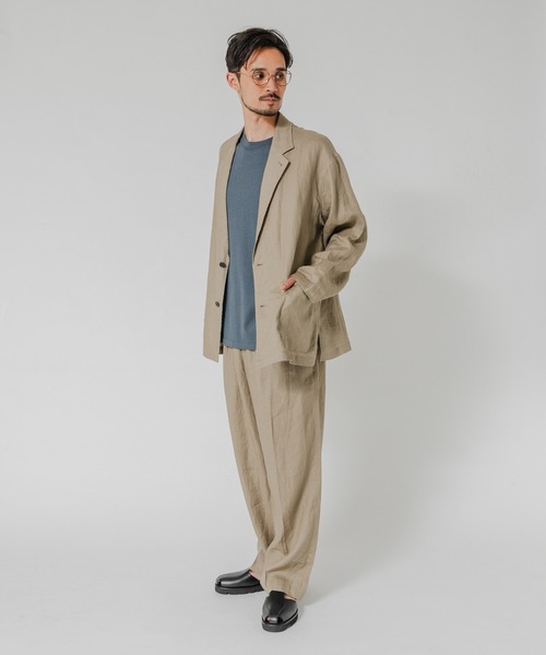URBAN RESEARCH（アーバンリサーチ）の「LINEN SHIRTS JACKET（その他アウター・メンズ・ブラック/ベージュ/ネイビー・MEDIUM/LARGE）」の14枚目の写真